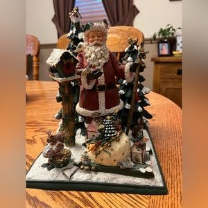 Santa winterland statue